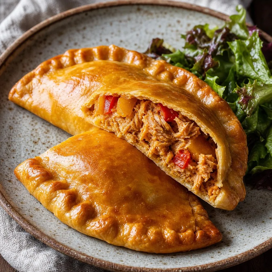 Galician Tuna Empanada Hand Pies, finished dish