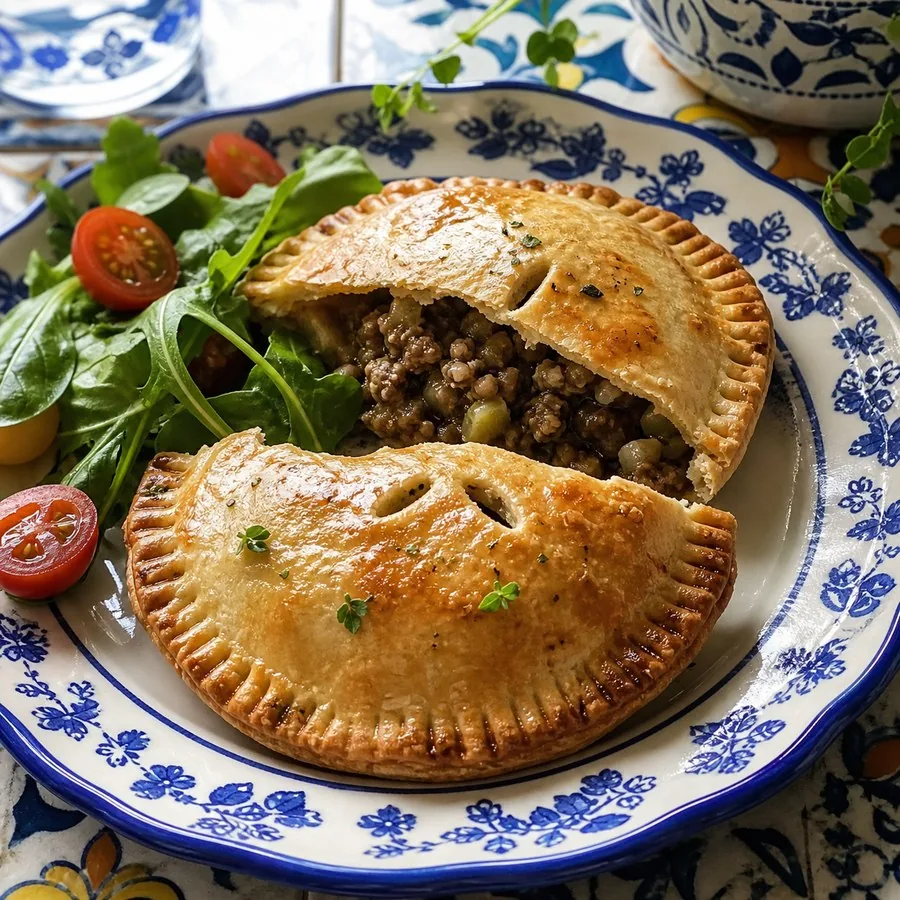 Swiss Cholera Pie Hand Pies, finished dish